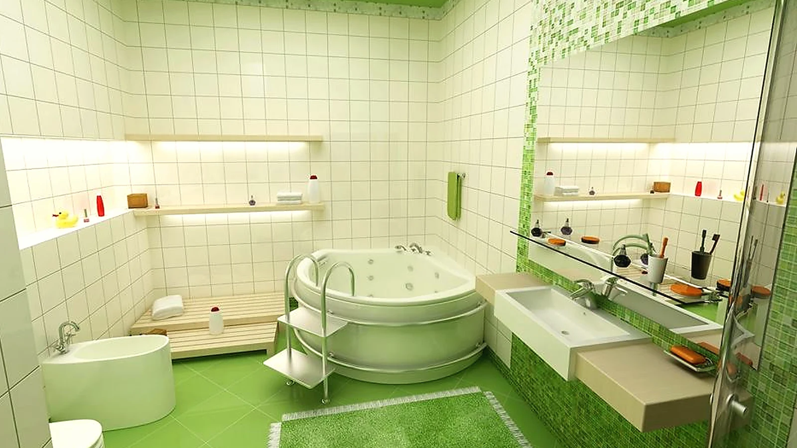 Older bathroom with dated tiled walls and fittings before renovation planning